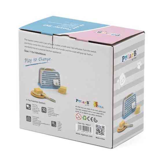 Игрушечный тостер PolarB из дерева (44017) Харьков