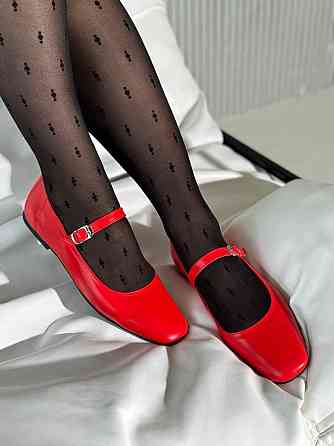 Балетки жіночі VIFEST 1412 червоні (весна-осінь, шкіра лакована) (5460) 39 Коломия