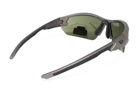Захисні окуляри Venture Gear Tactical Semtex 2.0 Gun Metal (forest gray) Anti-Fog, чорно-зелені в оправі кольору "темний металік" Запоріжжя