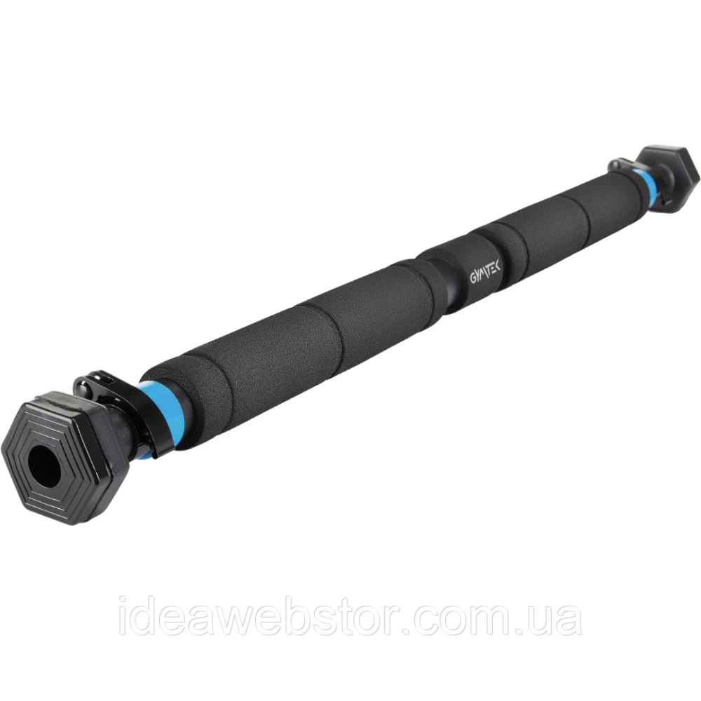 Турнік розсувний GYMTEK 65-100 см для дому дверний у розпір без свердління сталевий з м'якими EVA ручками навантаження до 150 кг Київ - фото 9