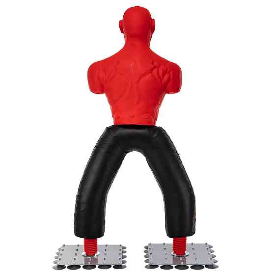 Манекен підлоговий для відпрацювання ударів CIMA BO-7440 червоний-чорний Київ