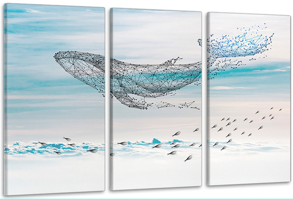 Модульная картина в гостиную / спальню   Кит    ART-170_3A 100х150 см Киев - изображение 1