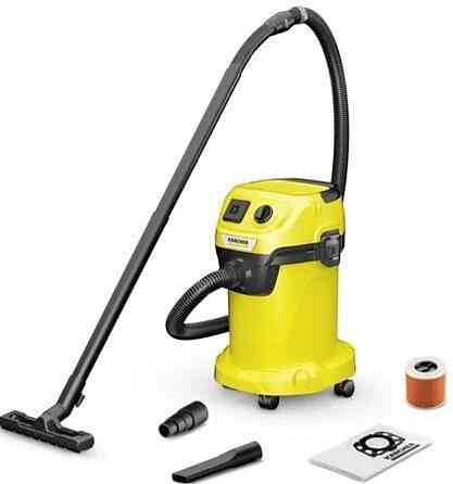Універсальний пилосос з розеткою Karcher WD3 P  1000W 19л. Харків