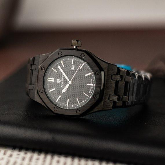 Чоловічий наручний годинник Poedagar Morion (Чорний) Вінниця - фото 3