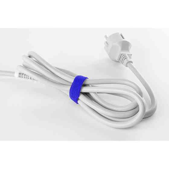 Многофункциональная лента, Т рулон на липучке, 12 мм х 2 м, синяя, HLT1202/BL Киев