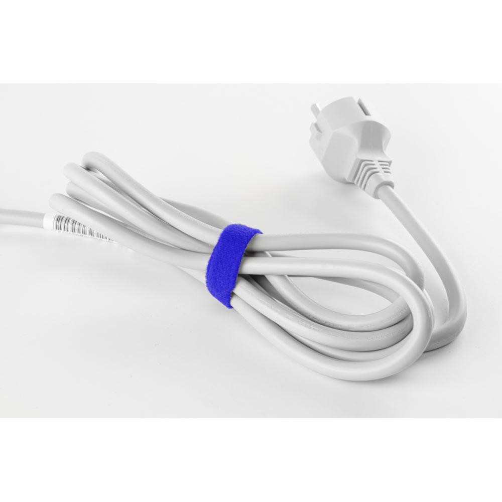 Багатофункціональна стрічка, Т рулон на липучці, 12 мм х 2 м, синя, HLT1202/BL Київ - фото 3