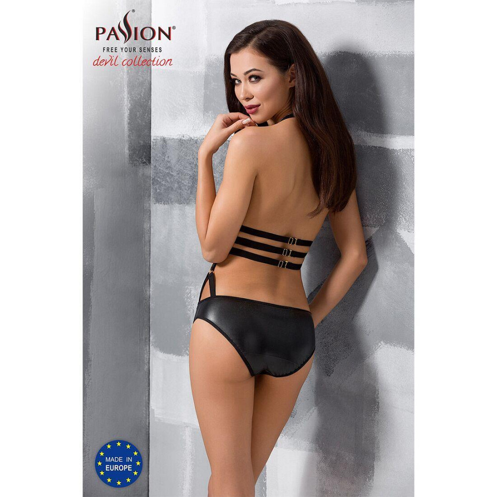 Боді монокіні під латекс Passion Exclusive LAMIS BODY XXL/XXXL, black Sex Aura Київ - фото 4