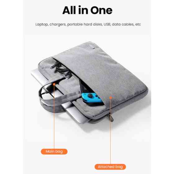 Сумка UGREEN LP437 Laptop Bag 15''-15.9'' (Gray)(UGR-30325) Київ