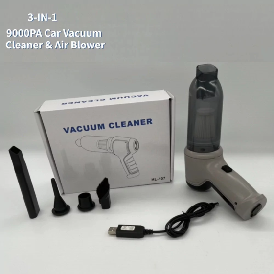 Автомобильный аккумуляторный пылесос Vacuum Cleaner HL-107 с насадками Киев