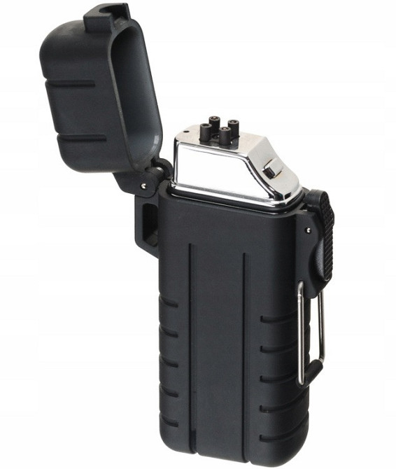 Акумуляторна Запальничка USB плазмова зі шнурком Atomic "X-Arc Lighter" (15210000) Black Нововолинськ - фото 2