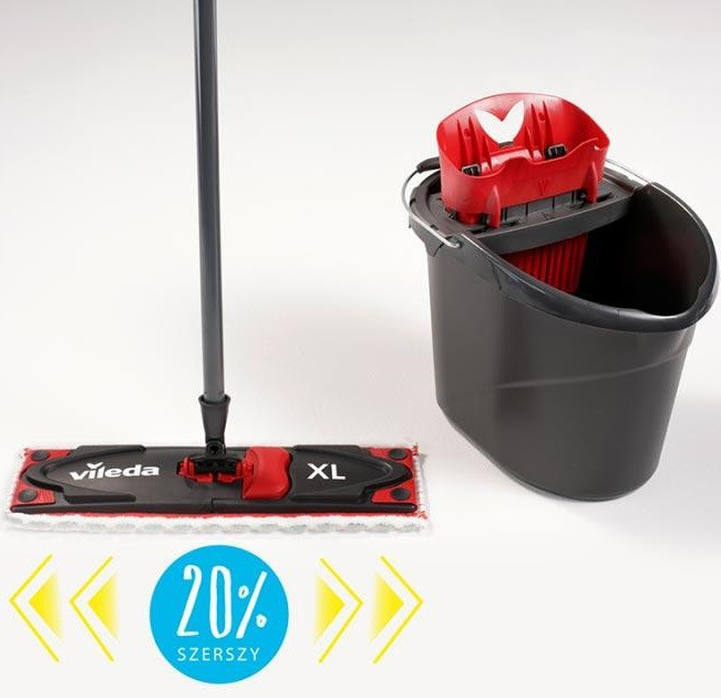 Набір для прибирання Відро 10 літрів і Плоска швабра 42 см Vileda "Ultramax XL" (160932) Нововолинськ - фото 5