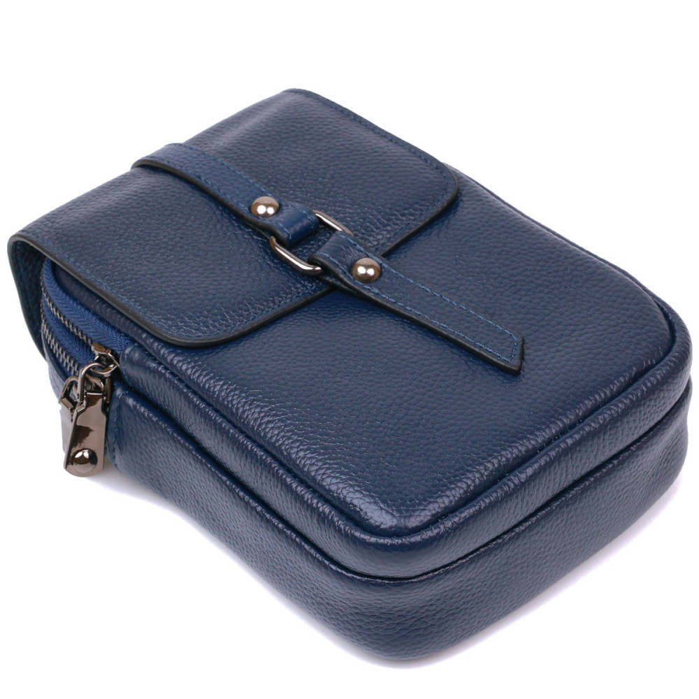 Сумка мужская из кожи Vintage 20694 Синий Киев - изображение 6