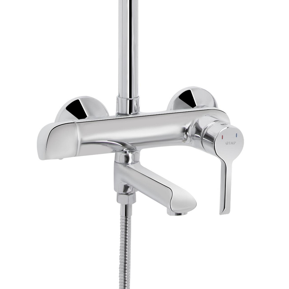 Душова система універсальна Qtap Grand на три споживачі (з виливом) QTGRACRM1004 Chrome Київ - фото 3