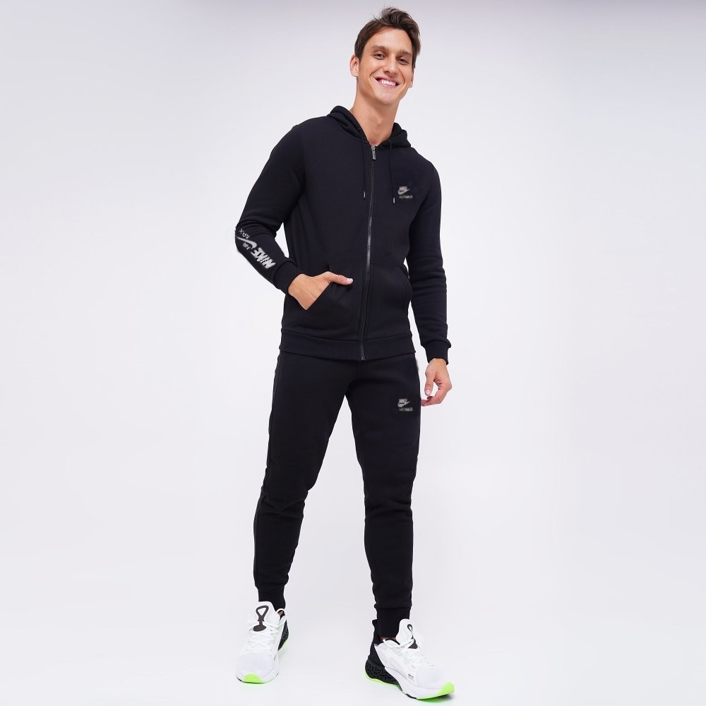 Зимний мужской теплый спортивный костюм Nike Air Max  ESSENTIALS+ FLEECE MEN'S HOODIE 46 Киев - изображение 1