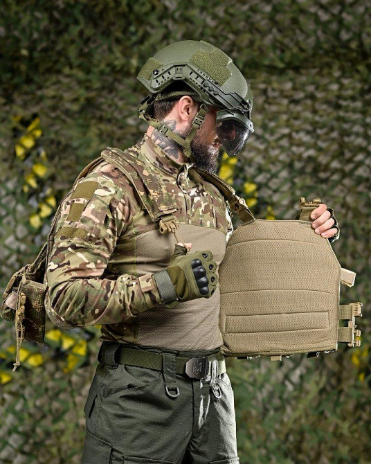 Плитоноска Attack варан 4 точки швидкого скидання ВТ 2532 Одеса - фото 3