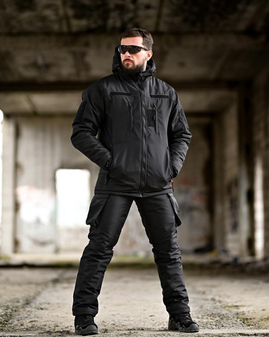 Зимовий тактичний костюм NORTHERN чорний ТР6571 Одеса - фото 13
