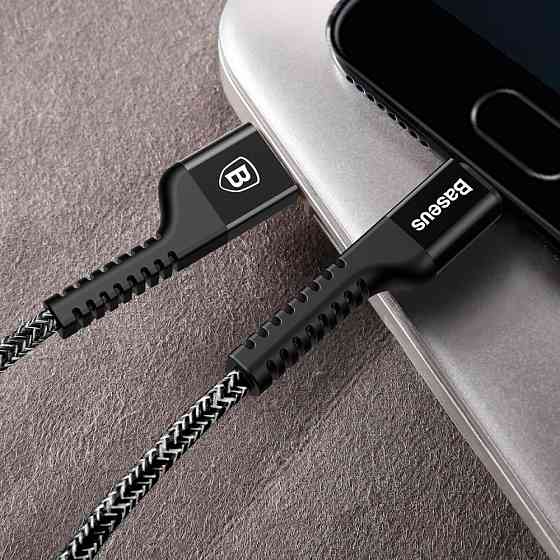 Кабель BASEUS Anti-break Cable Type-c 2.4A 1.5M Черный Киев