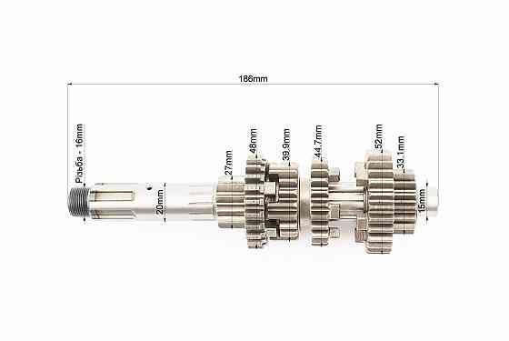 Loncin JL200-68A Коробка передач (два вали з шестернями) СВВ-200cc Бершадь