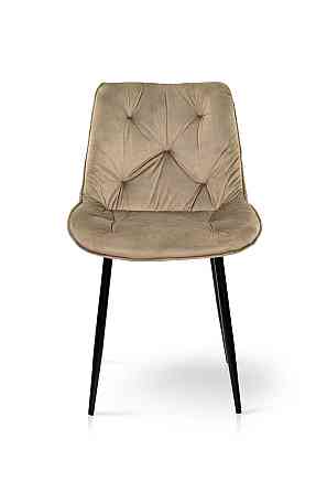 Стілець Прадо чорний/ велюр мокрий пісок Киев