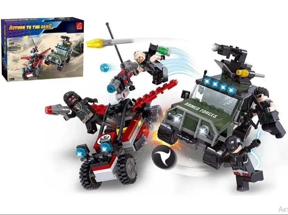 Конструктор AUSINI Військова Техніка 317 деталей (25645) Чернігів - фото 1