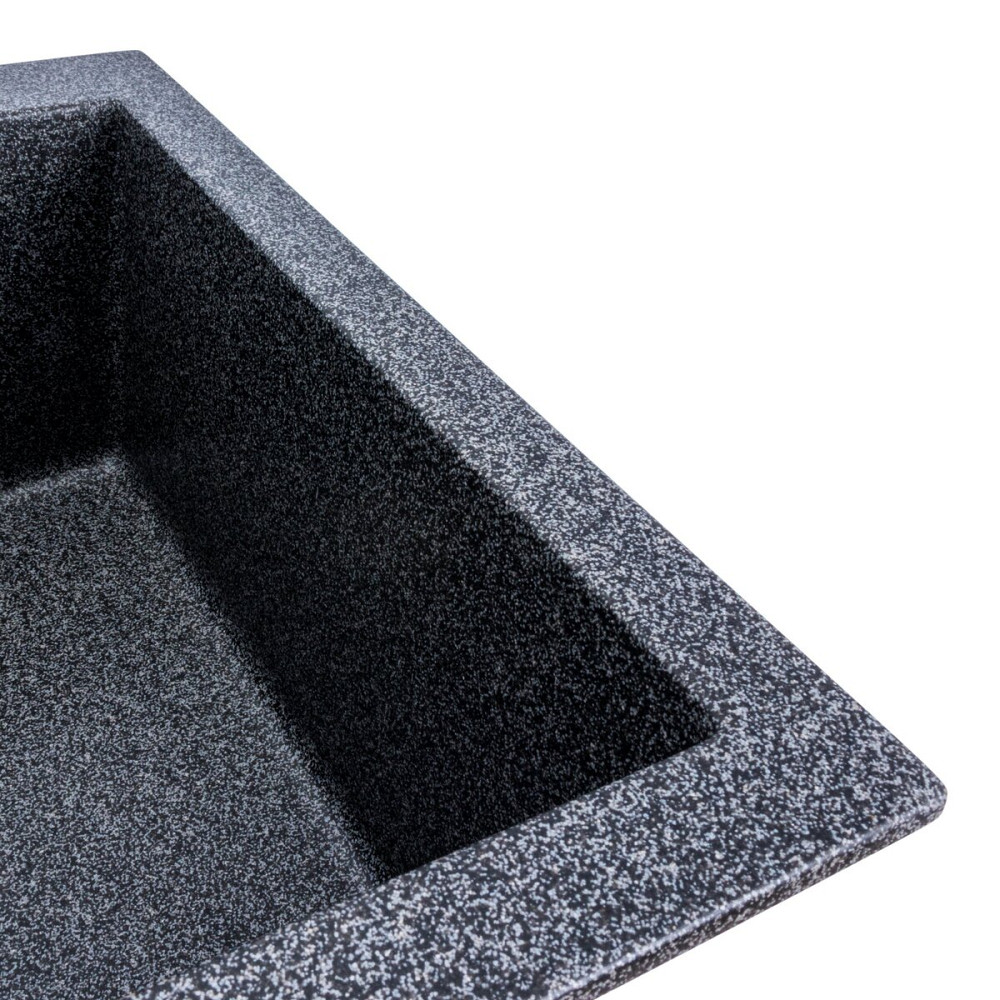 Гранітна мийка для кухні VALESO SOKIL 4150 матова Графіт Коломыя - изображение 3