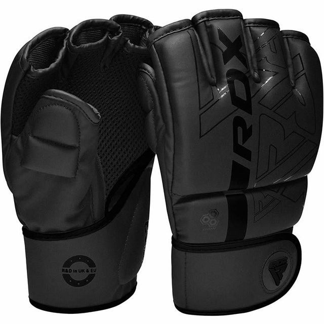 Рукавиці для ММА RDX F6 KARA Matte Black XL (капа у комплекті) Каменское - изображение 3