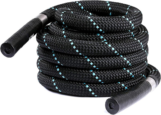 Канат спортивний для кросфіту тренувальний 12 м Battle Rope WCG 38х12 Київ - фото 1