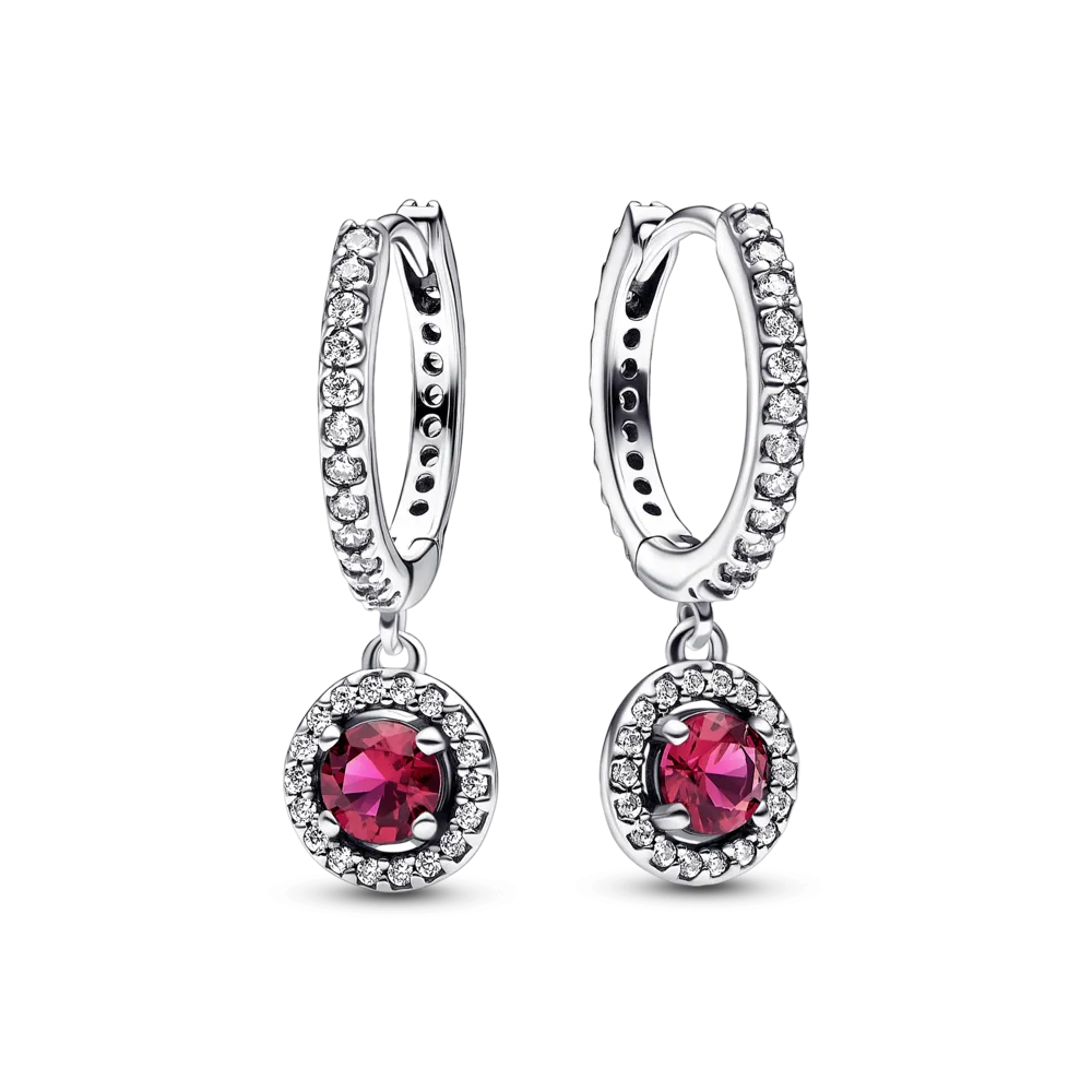 Срібні сережки   "Червоне коло" 292379C01 MasterSem Київ - фото 1