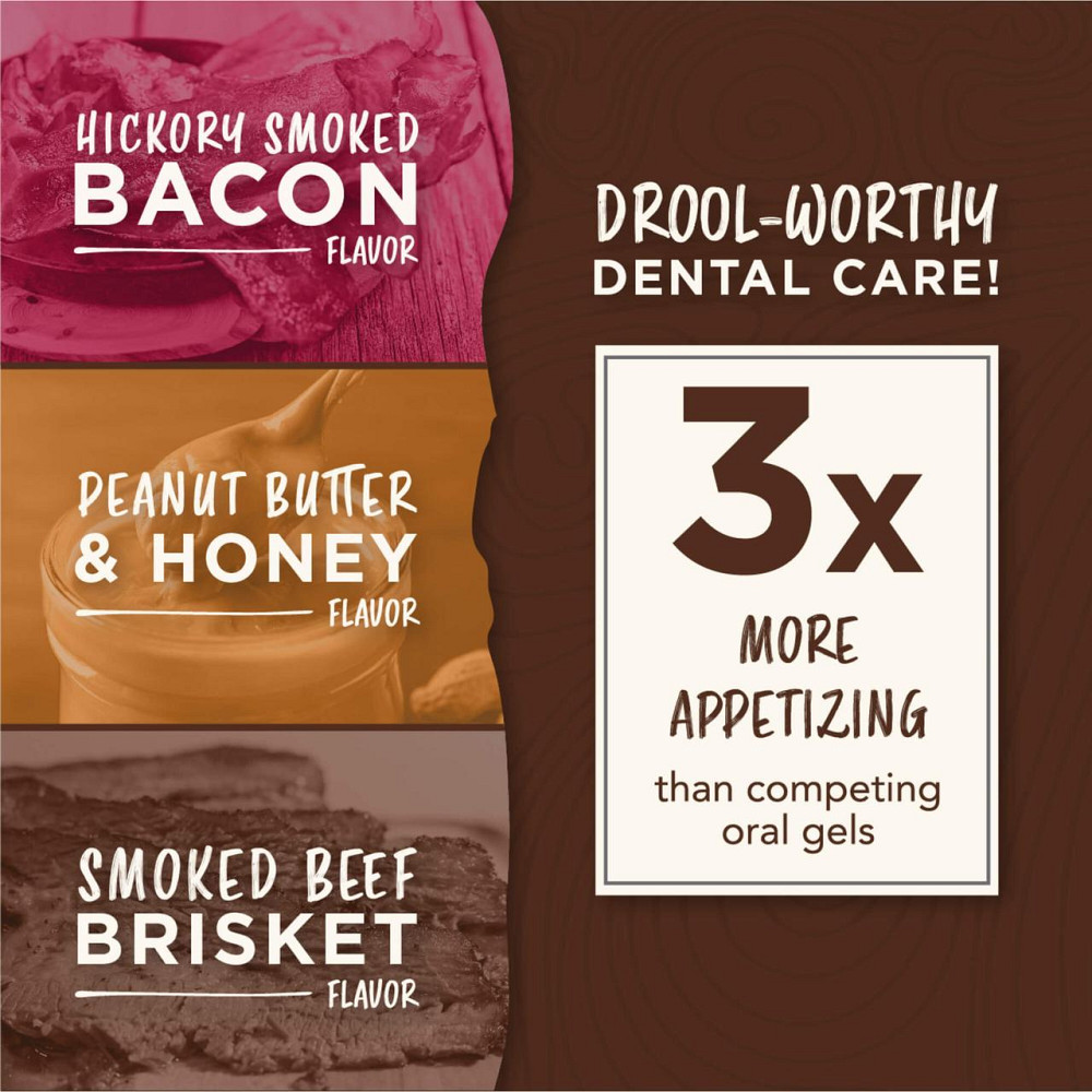 Набір для догляду за ротовою порожниною собак TropiClean Enticers для Kong Dental Ball гелі з різними смаками, 3 шт Вінниця - фото 4