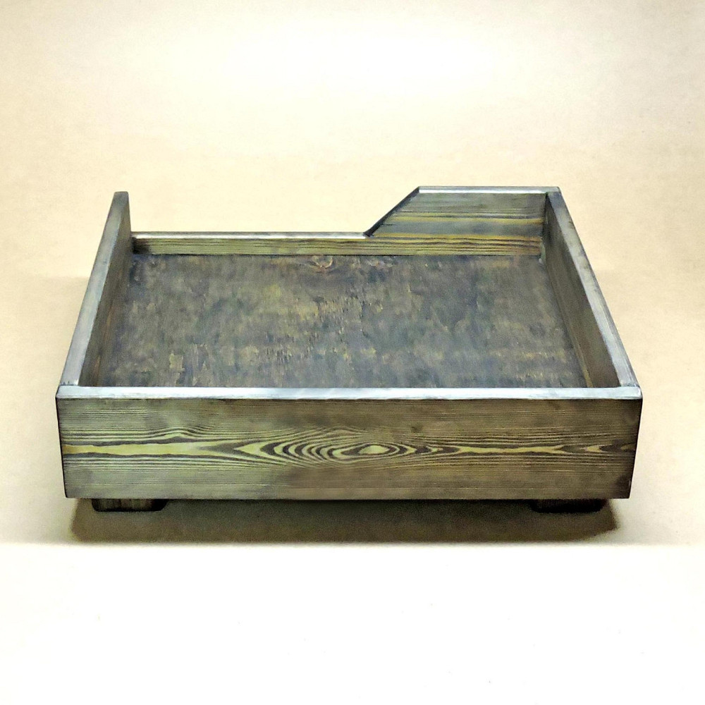 Лежак деревянный для собаки 