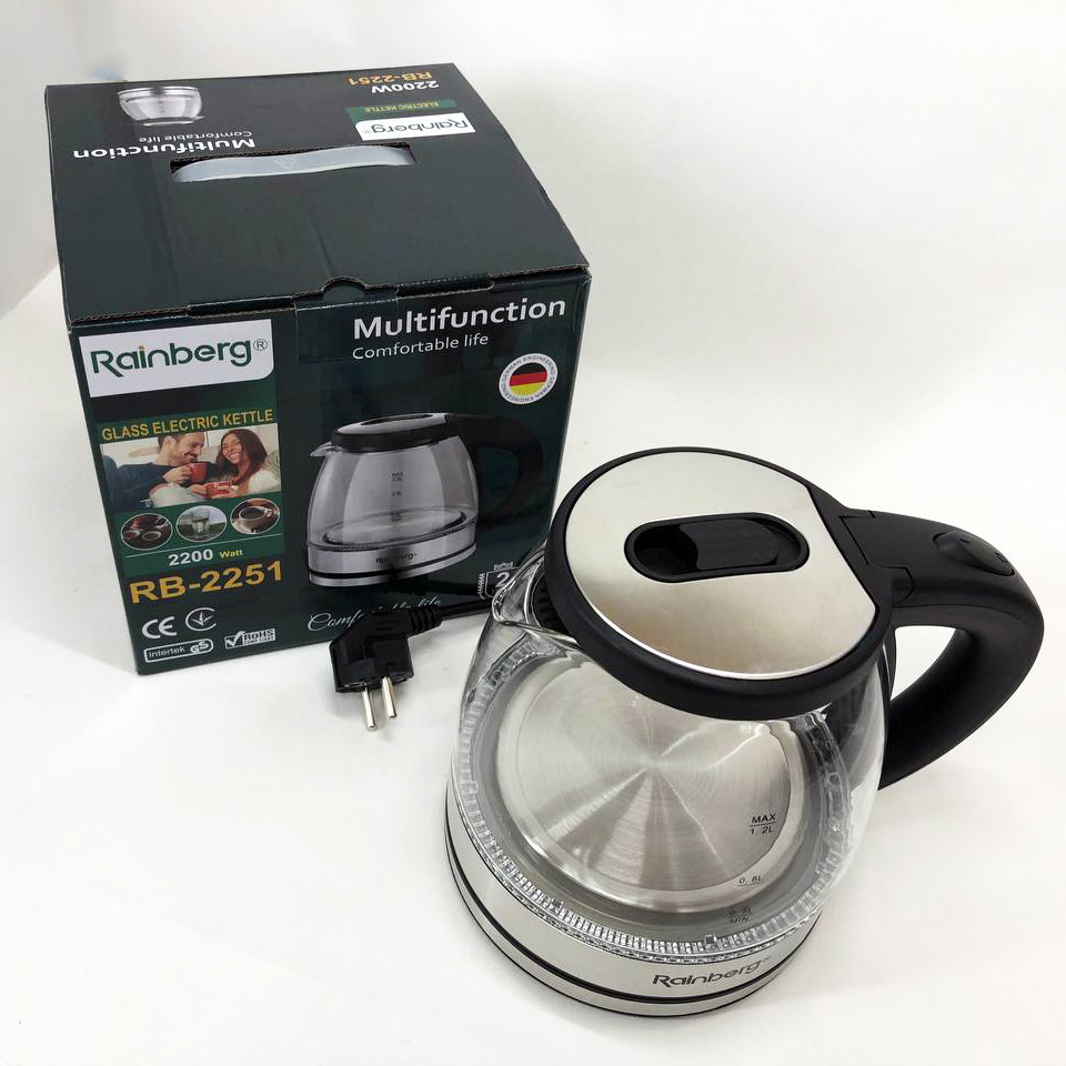 Електрочайник для чаю і води, Кращий бюджетний електрочайник, Зручний електричний чайник для кухні DK-49 Івано-Франківськ - фото 10