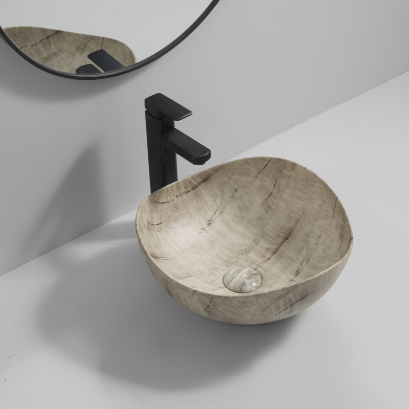 Раковина накладна Mixxus Premium WAVE-0103 MARBLE 380х380х170mm   ( MP6532 ) 27290 Харьков - изображение 7