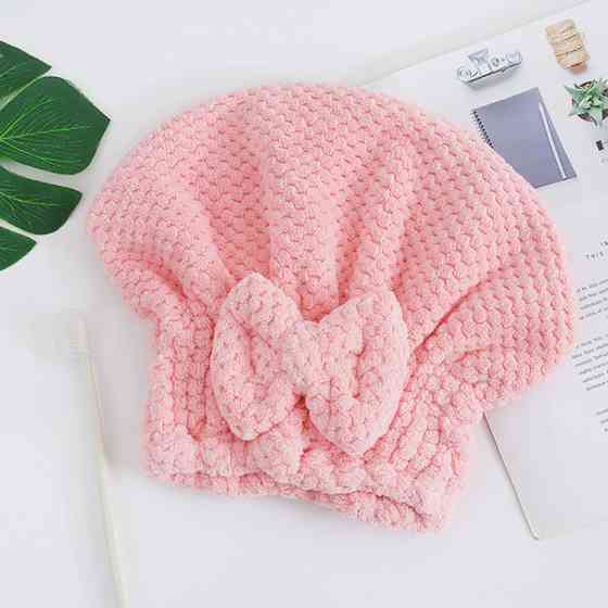 Рушник для сушки волосся one size рожевий Київ