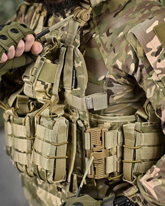 Якісна плитоноска мультикам Single sword STATIX піксель ТР6298 Одеса - фото 6