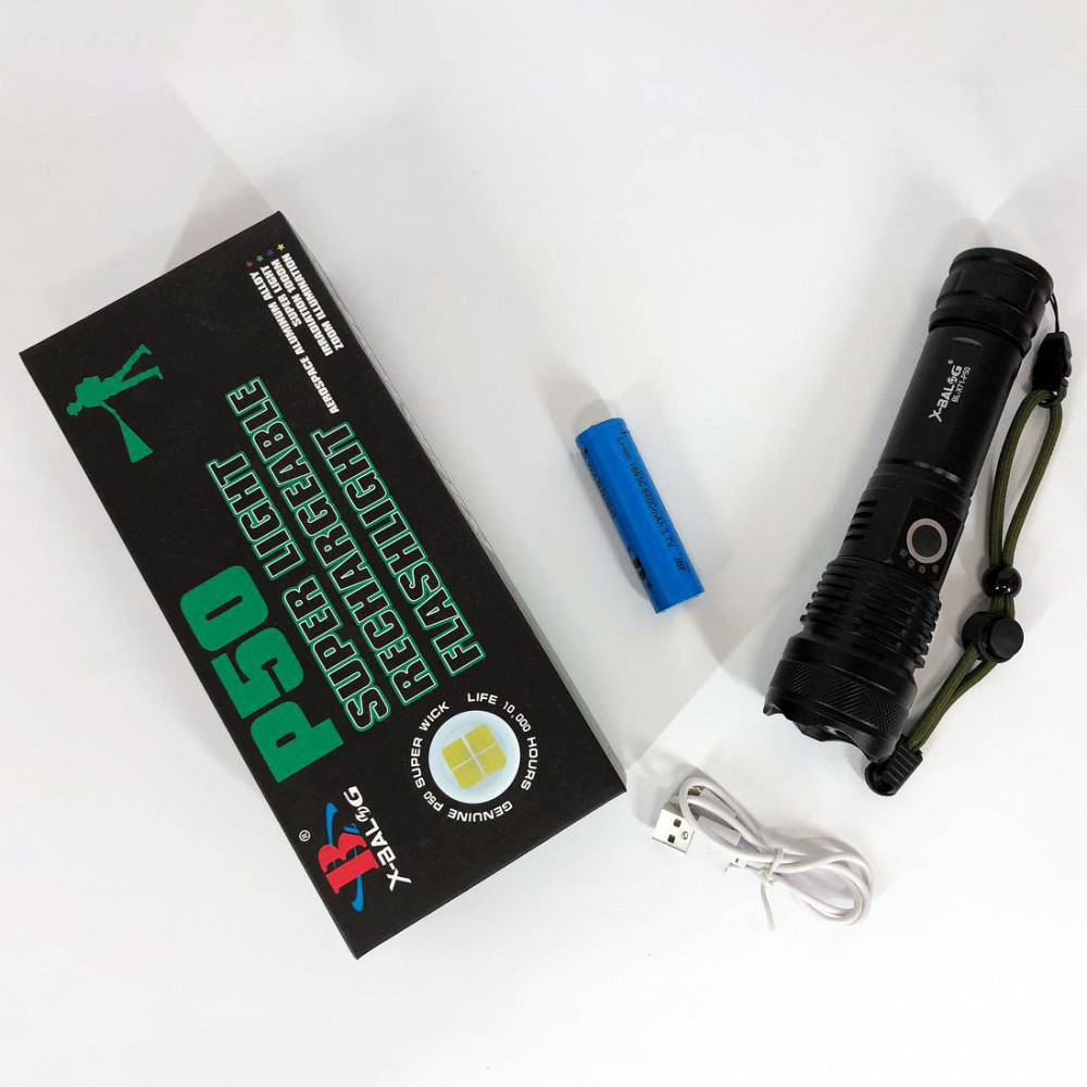 Фонарь ручной хороший POLICE BL-X71-P50, Военный армейский фонарик DW-223 нашлемный, Топ-фонарик Киев - изображение 6