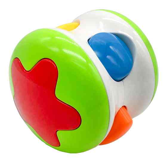 Брязкальце в ручку SL84804-3, в коробці 12*12*9,3 см Білий Вінниця