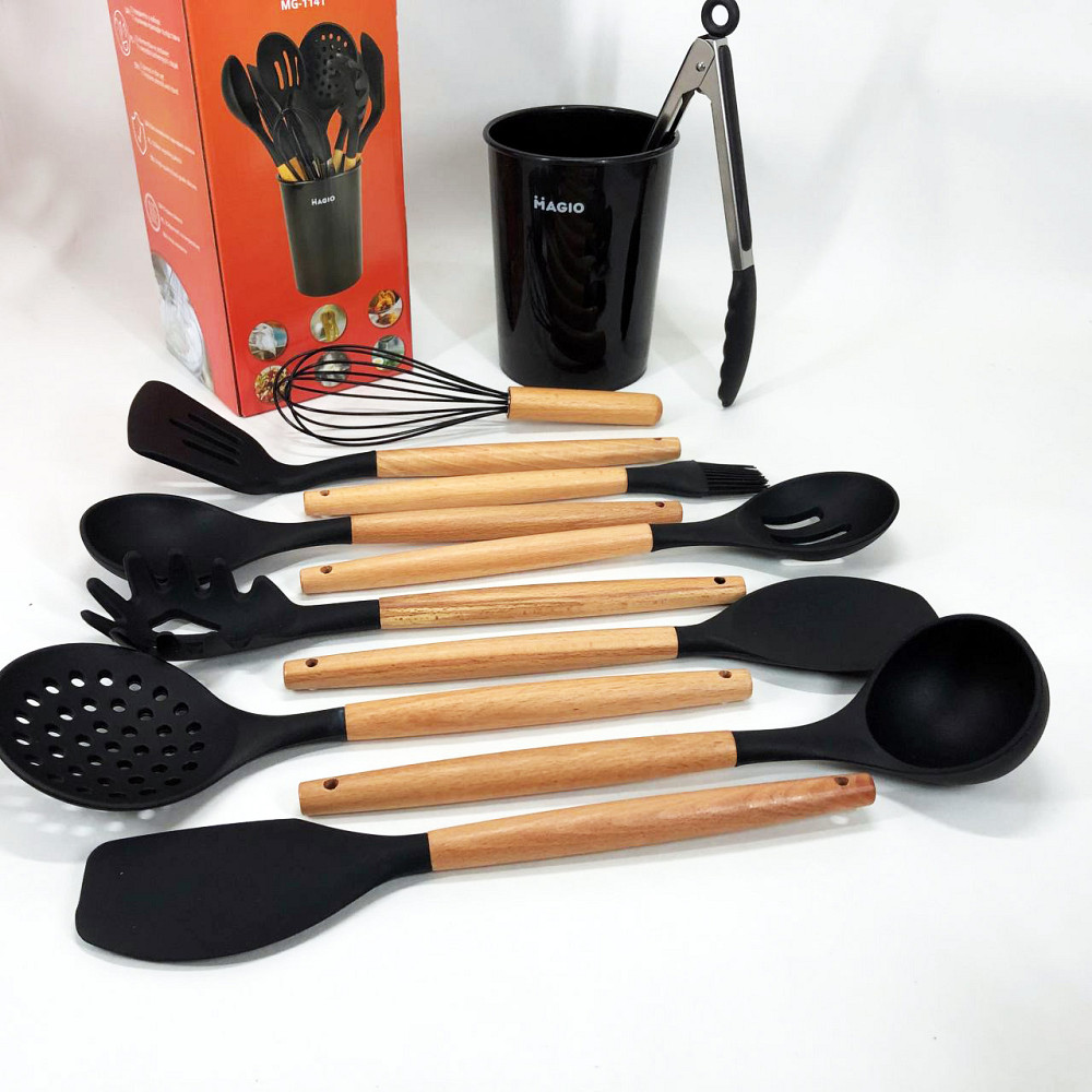 Набір кухонний універсальний, Стильний кухонний набір із силікону ніж універсальний LC-35 Львів - фото 15