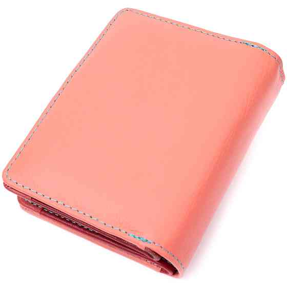 Жіночий шкіряний вертикальний гаманець невеликого розміру ST Leather 19438 Помаранчевий Київ