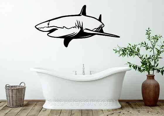 Декоративне настінне Панно «Акула» Декор на стіну Київ