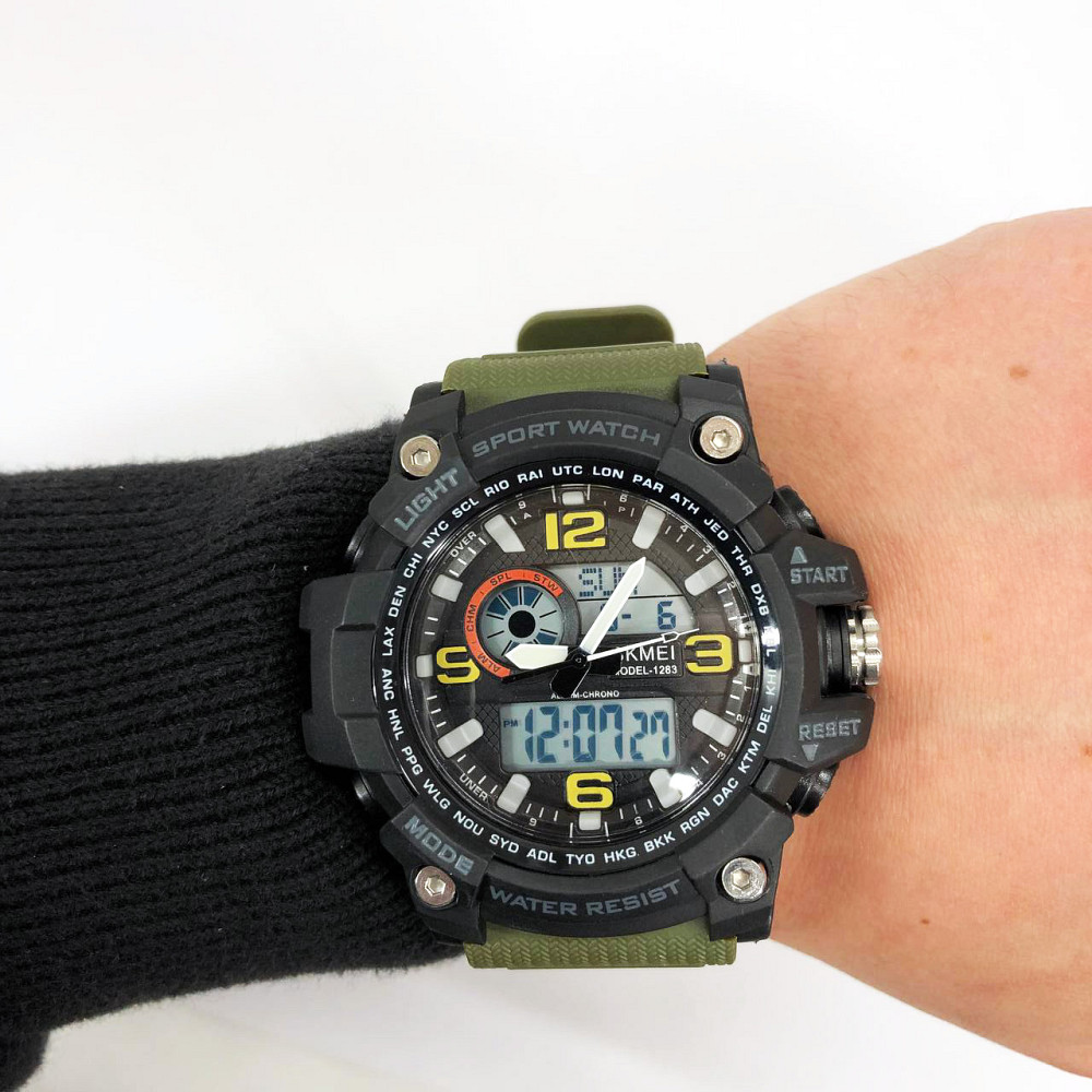 Мужские водостойкие спортивные тактические наручные часы, Спортивные водонепроницаемые часы RX-71 Львов - изображение 1