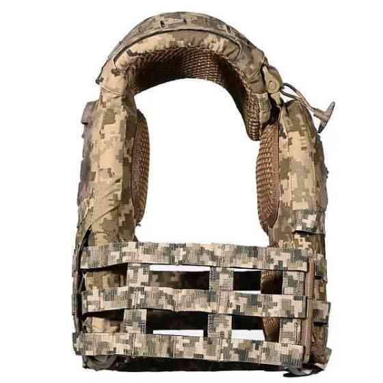 Тактическая плитоноска M6 без подсумков с быстрым сбросом (без плит) Пиксель Винница