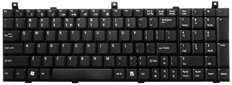 Клавиатура для ноутбука Acer Aspire (1800, 1801, 1802, 1804, 9500, 9502, 9503, 9504) Black, RU Вінниця - фото 2