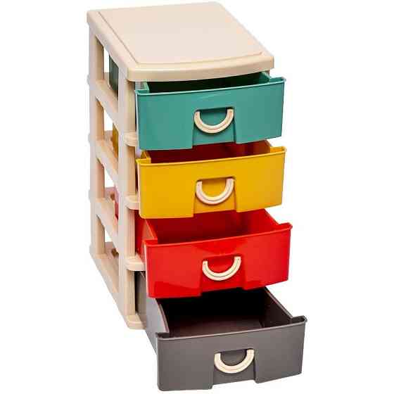 Органайзер настольный 4 отделения LQ27 252-46, 19х13х10 см (116777) Винница