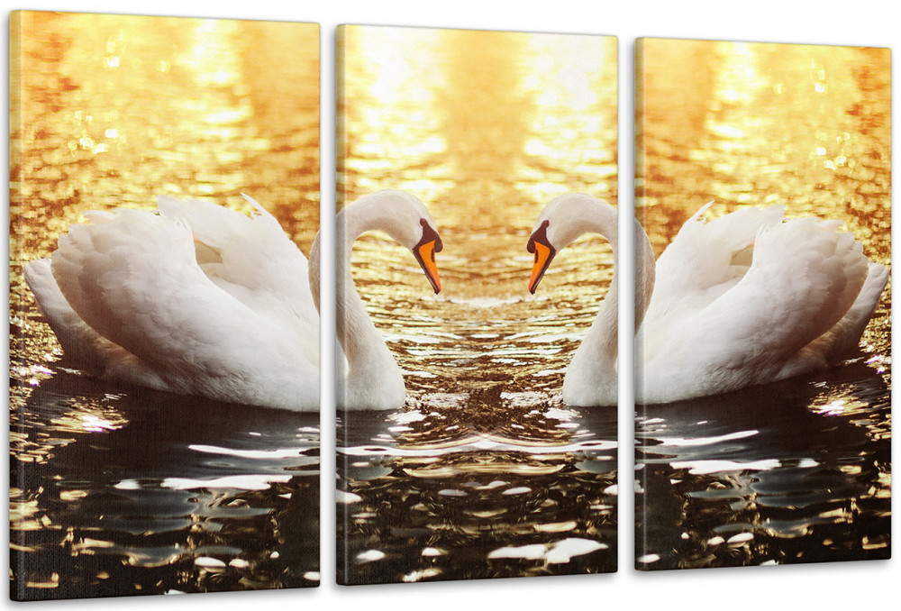Модульна картина Природа Лебеді Аrt-121_3А Київ - фото 1
