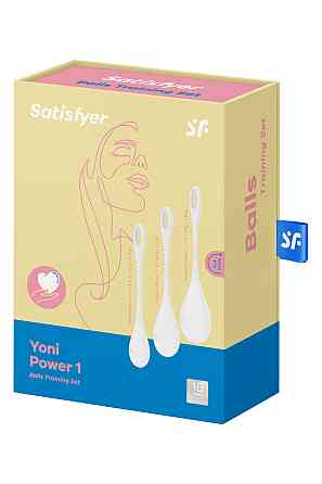 Набор вагинальных шариков Satisfyer Yoni Power 1 белые Sex Aura Киев