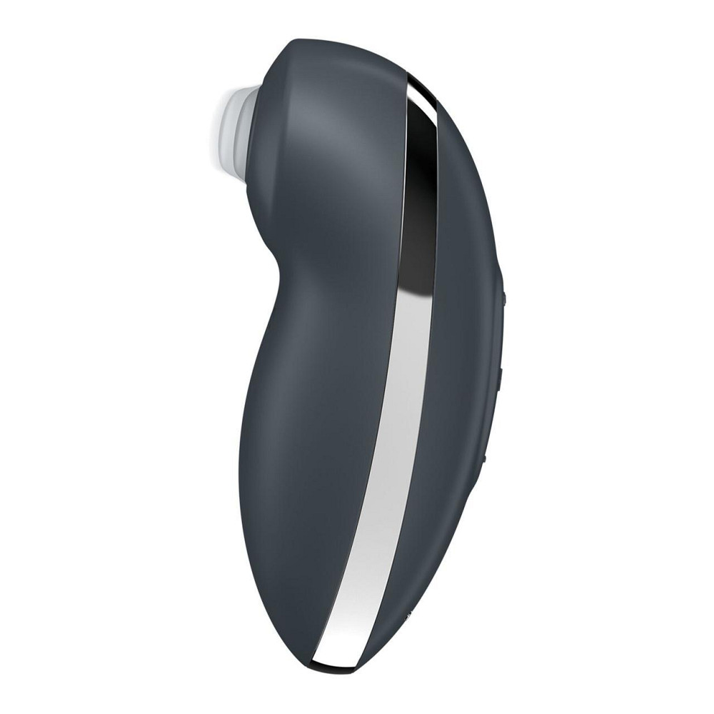 Вібростимулятор-пульсатор Satisfyer Tap & Climax 2 Grey, ефект постукування пальцем Sex Aura Київ - фото 2