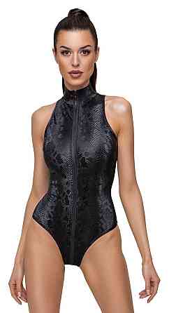 Спокусливе боді Cottelli Collection Body Snake black 2643111 - XL Sex Aura Київ