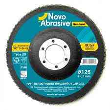 Диск пелюстковий торцевий d125мм T29 P100 Standard NovoAbrasive Житомир