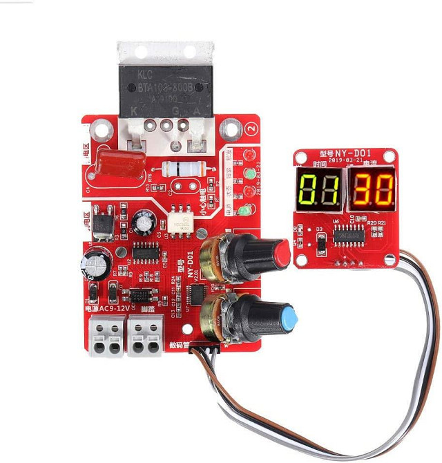 Таймер для точкової сварки NY-D01 з дисплеєм 100А Київ - фото 3