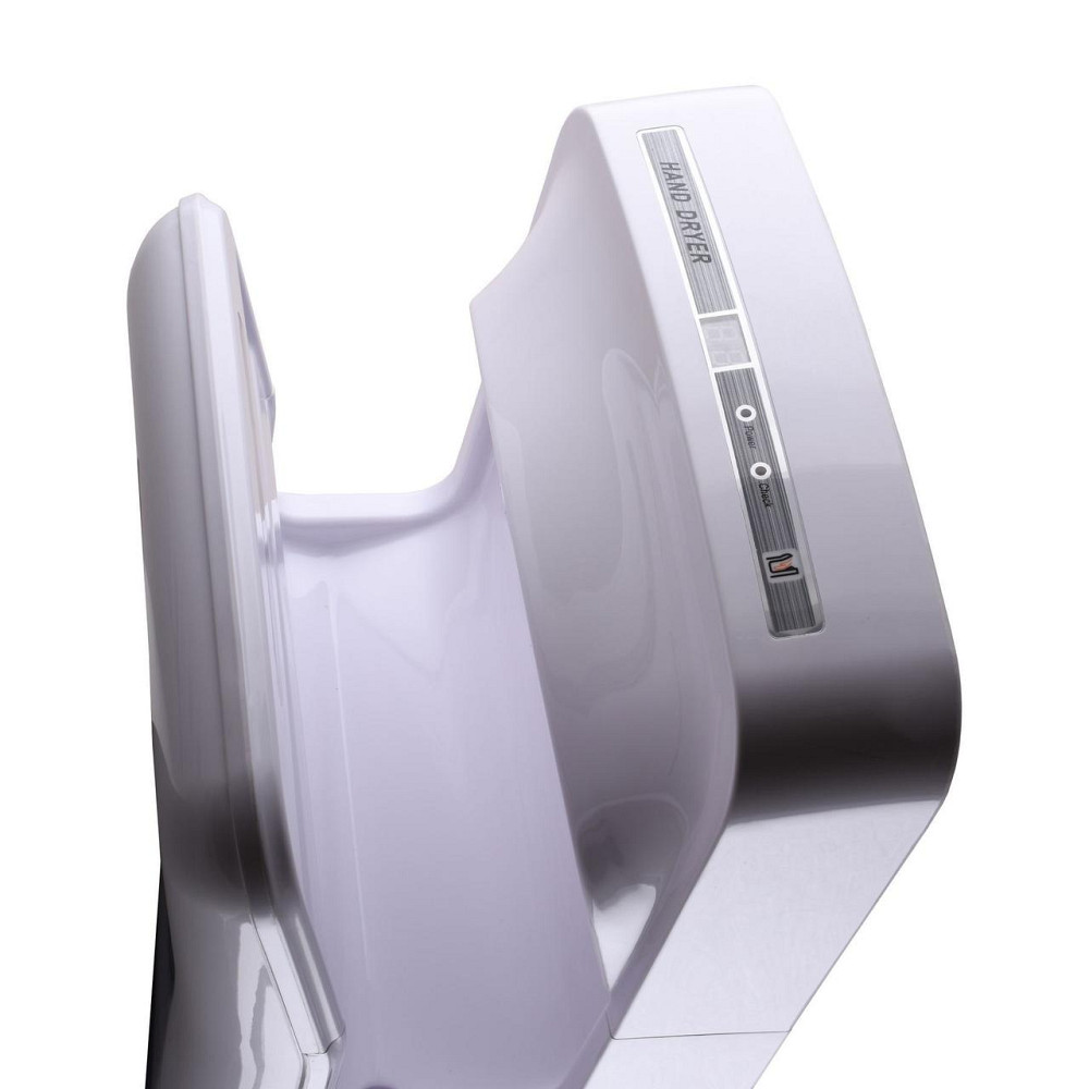 Сушилка для рук HOTEC 11.101 ABS White сенсорная, корпус пластик белый (220В ,1650-2050Вт) Киев - изображение 3